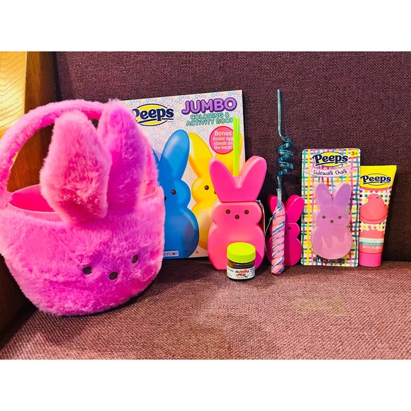 Peeps Pink Easter basket Bundle - Picture 4 of 4